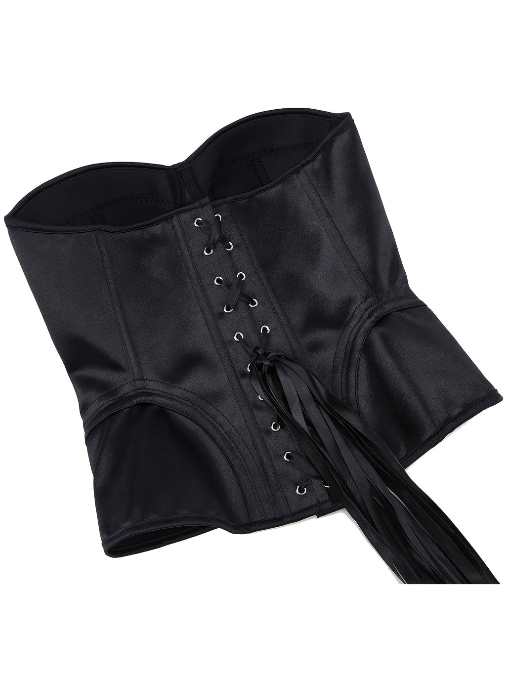 Bruna Aeppli by WL Boutique | Elegant White Strapless Corset Top with Ruched Waist