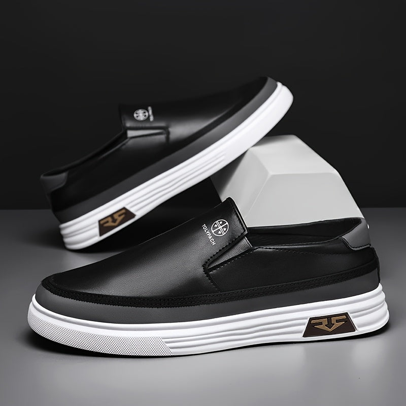 WL Boutique Men | Classic Black Slip-On Loafers