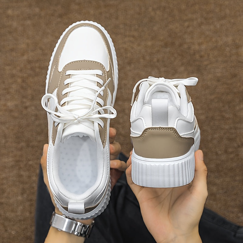 WL Boutique | Elegant Lace-Up Low-Top Sneakers with Breathable Comfort