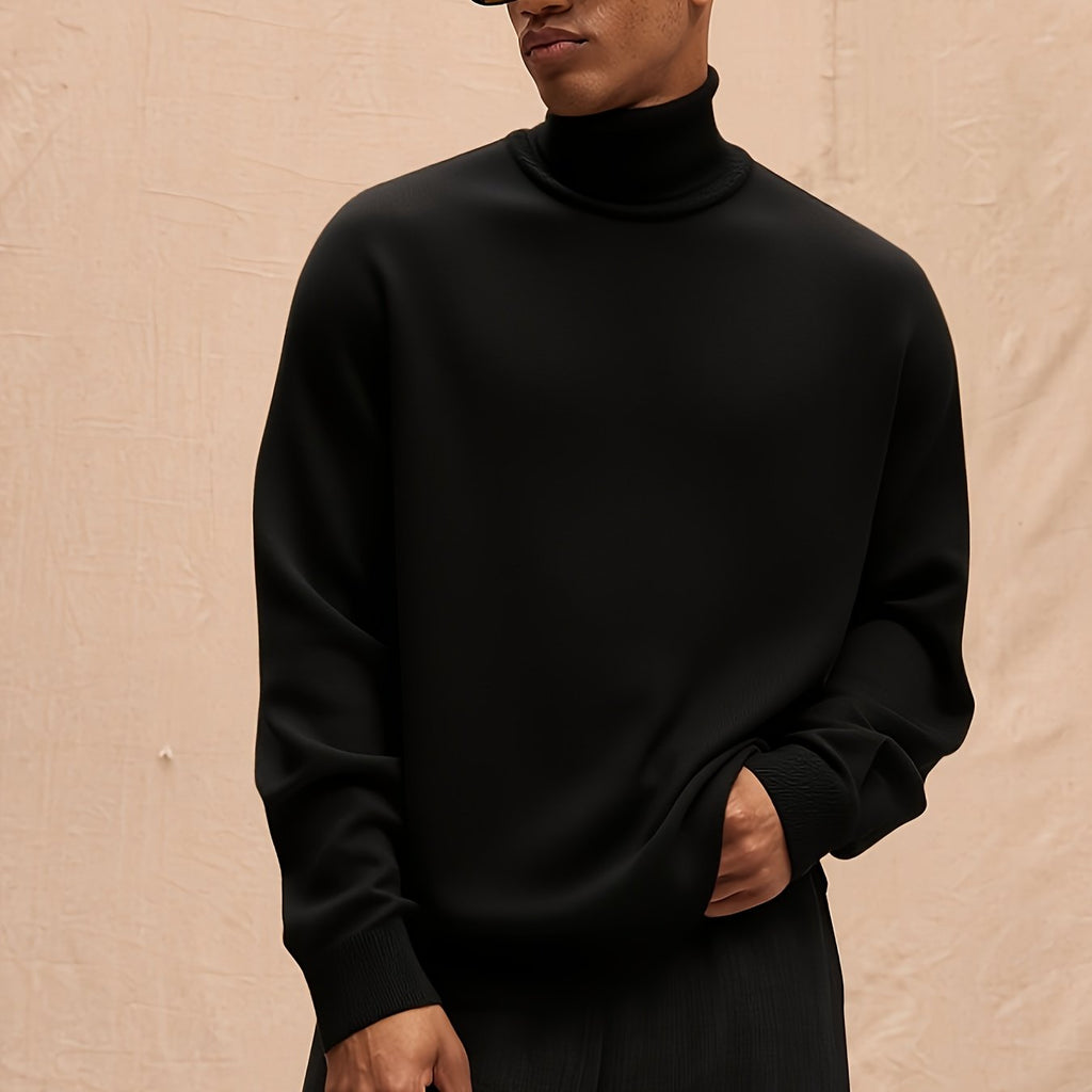 WL Boutique Men | Elegant High-Neck Turtleneck Sweater