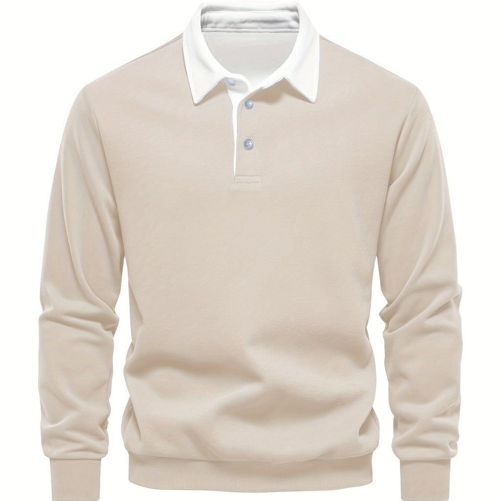 WL Boutique | Men’s Long-Sleeve Polo Shirt – Classic Summer Comfort