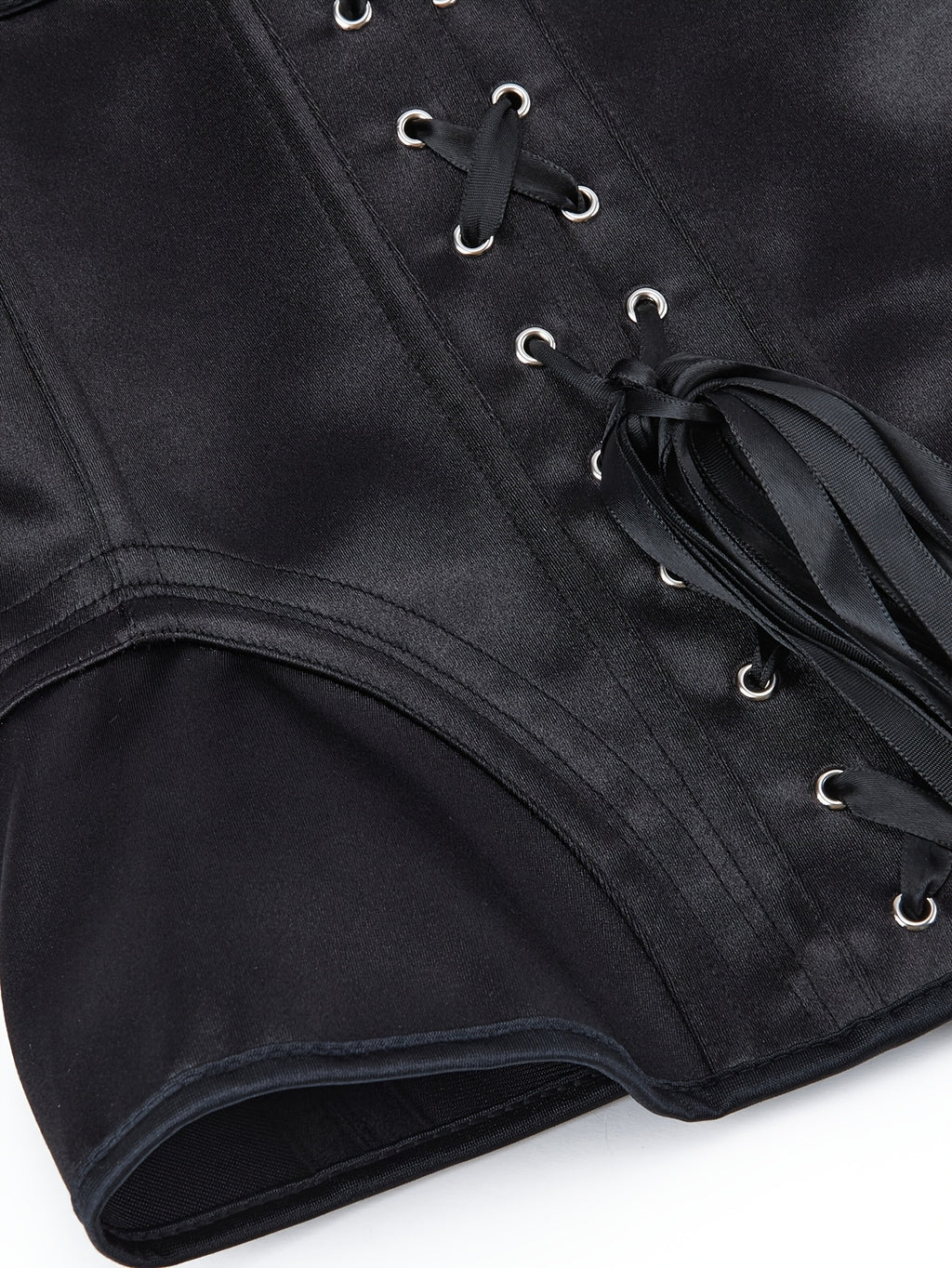 Bruna Aeppli by WL Boutique | Elegant White Strapless Corset Top with Ruched Waist