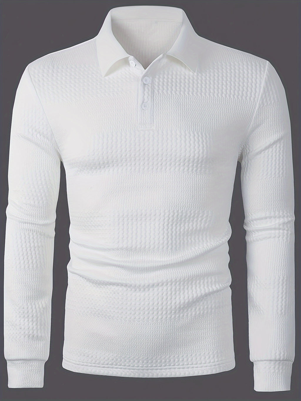 WL Boutique Men | Sleek Black Long-Sleeve Stretch Shirt