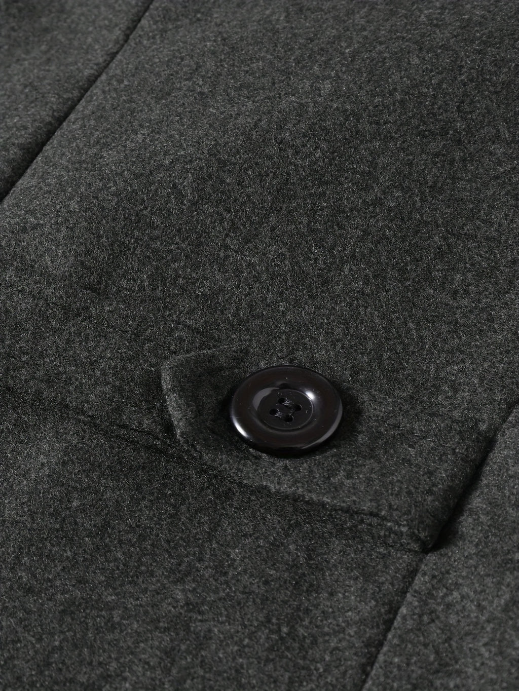 WL Boutique Men | Elegant Black Double-Breasted Winter Coat