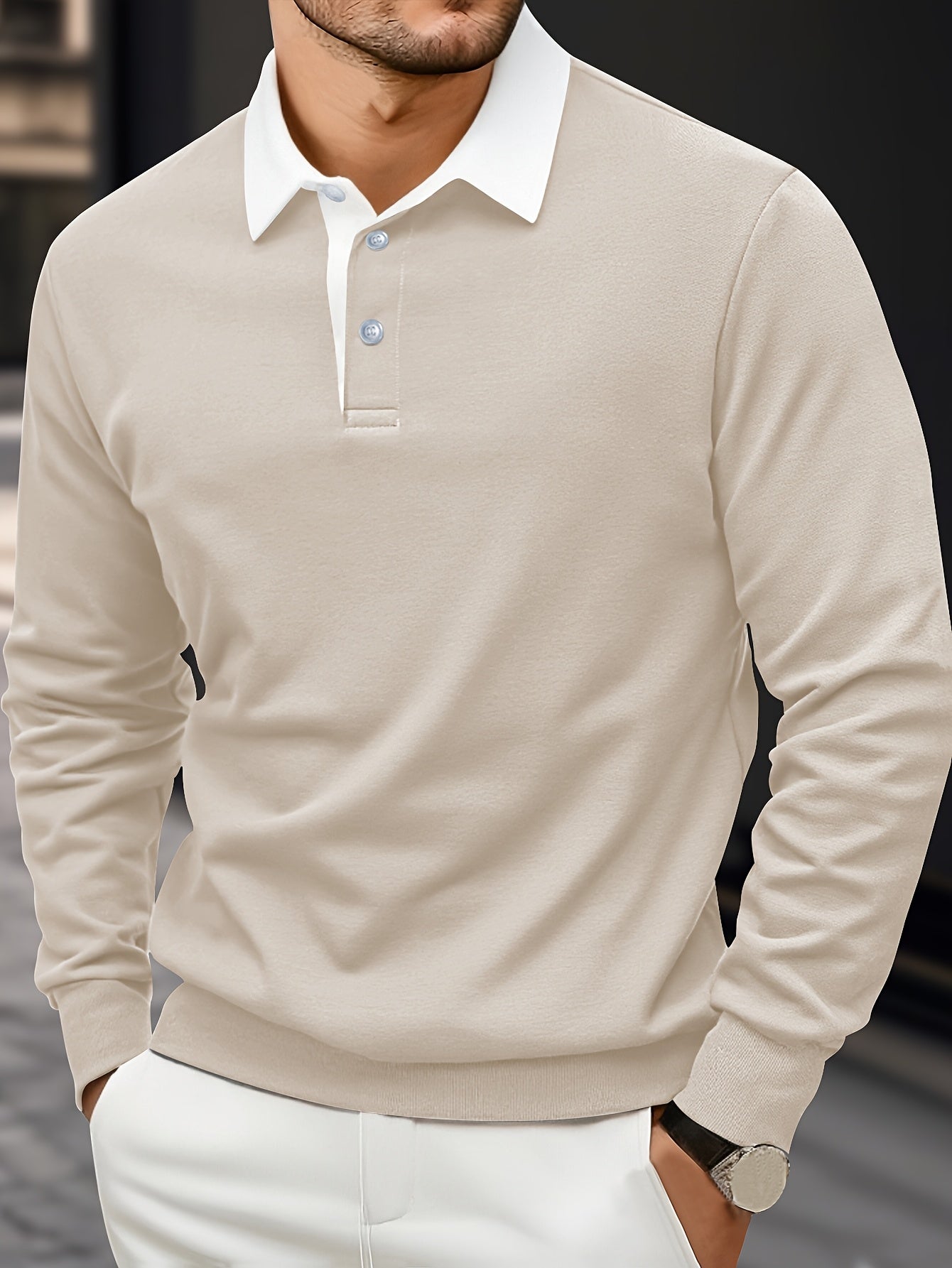 WL Boutique | Men’s Long-Sleeve Polo Shirt – Classic Summer Comfort