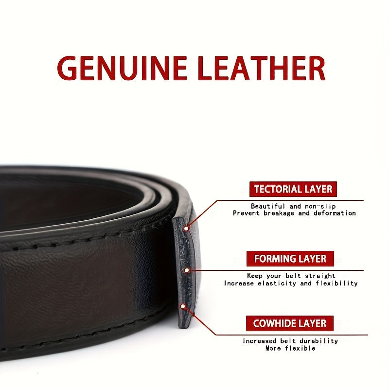 WL Boutique | Elegant Pure Cowhide Leather Belt