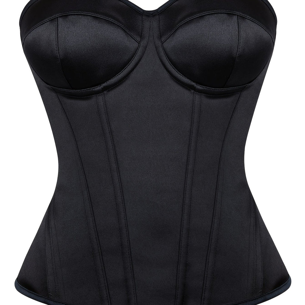 Bruna Aeppli by WL Boutique | Elegant White Strapless Corset Top with Ruched Waist