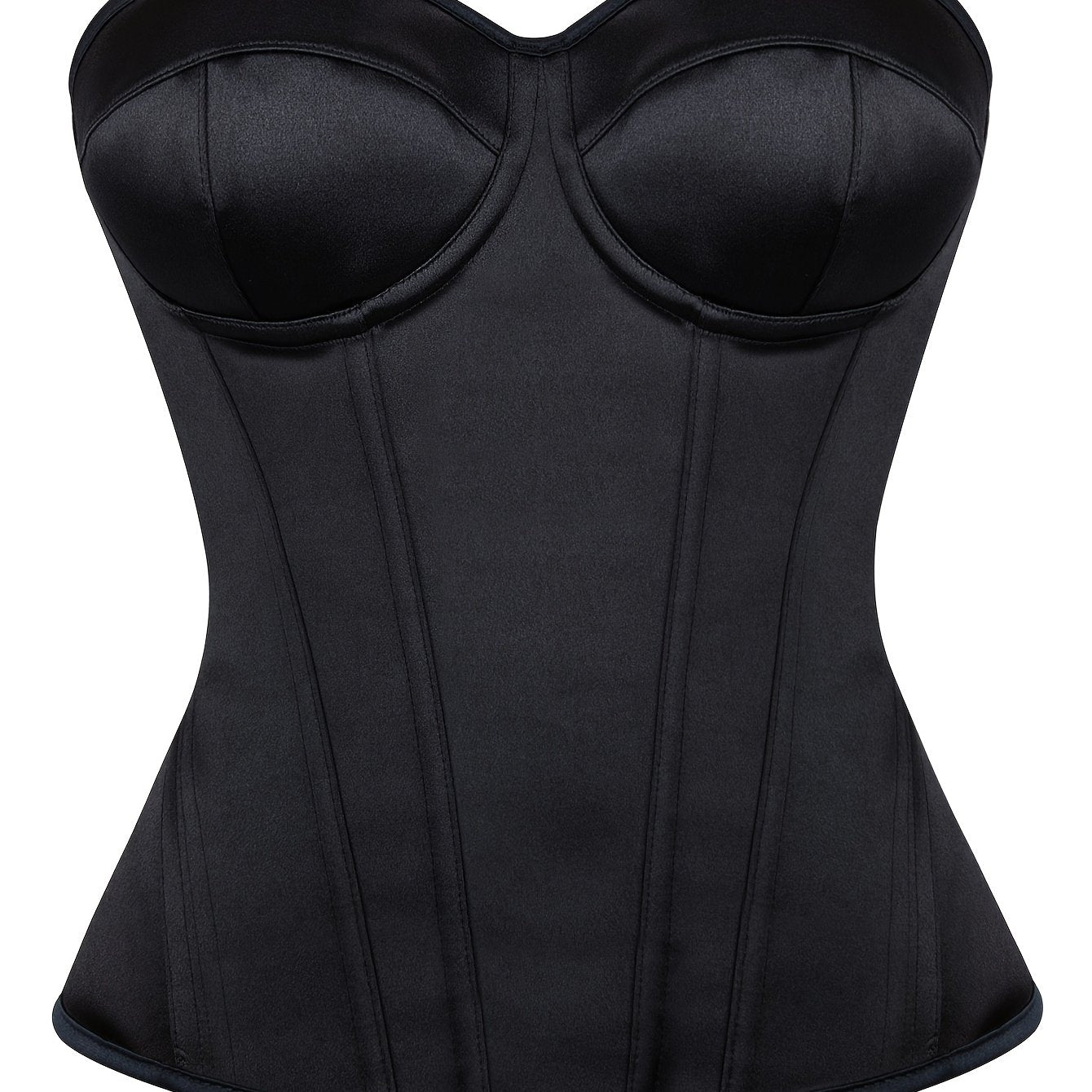 Bruna Aeppli by WL Boutique | Elegant White Strapless Corset Top with Ruched Waist