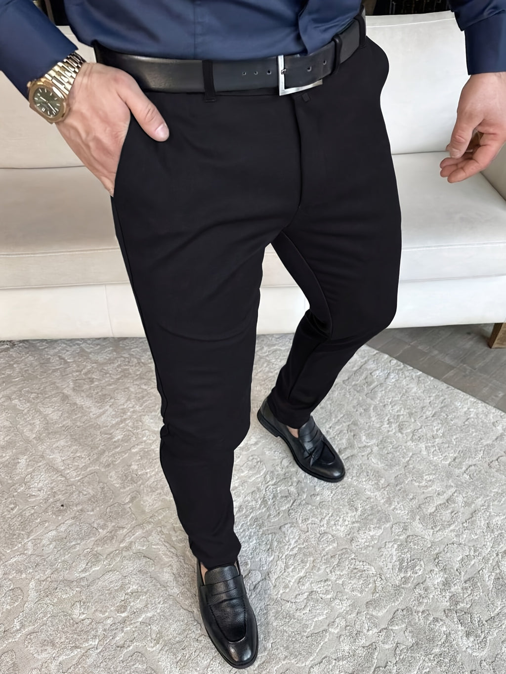 WL Boutique Men | Light Business Casual Dress Pants