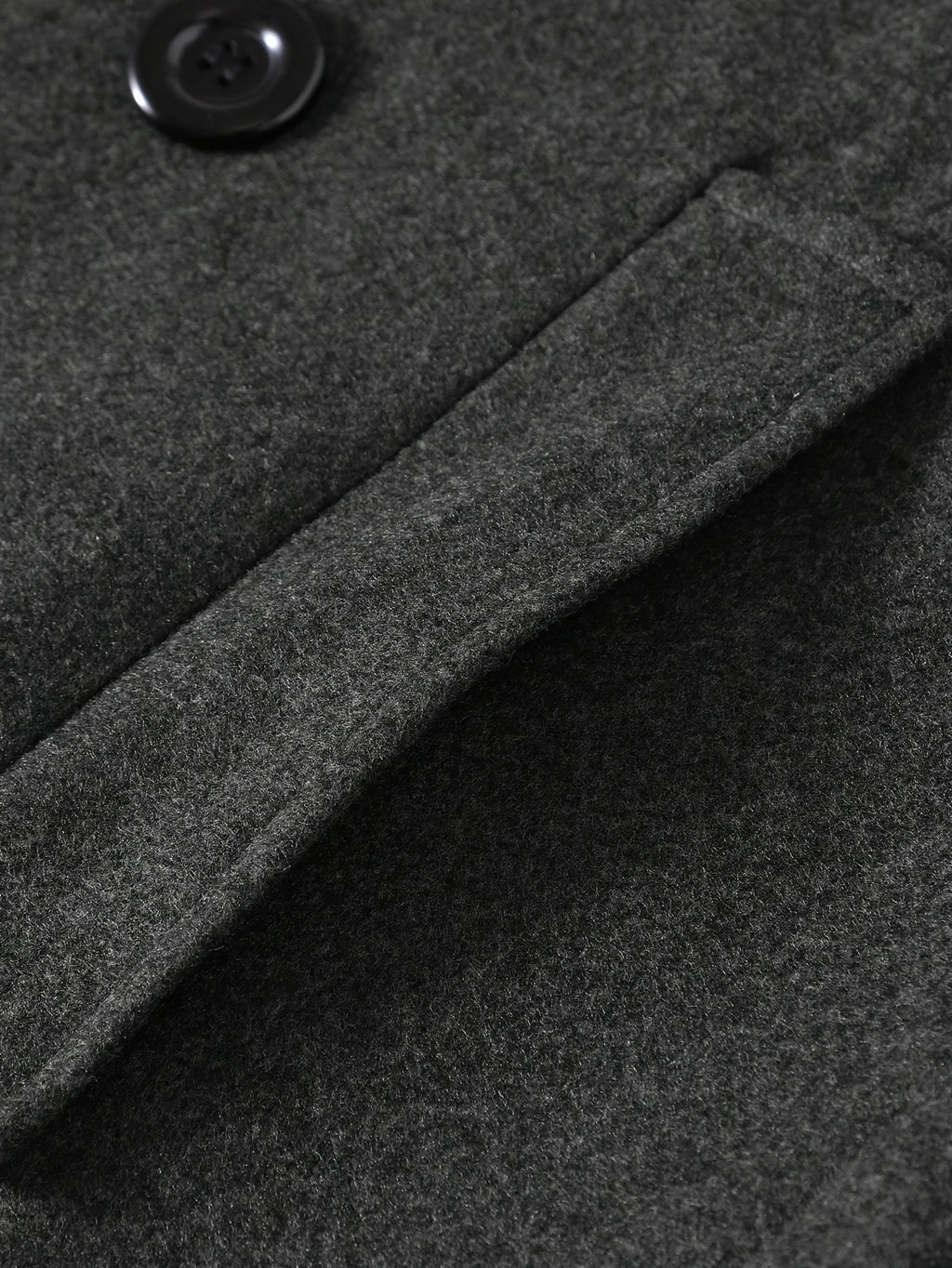 WL Boutique Men | Elegant Black Double-Breasted Winter Coat