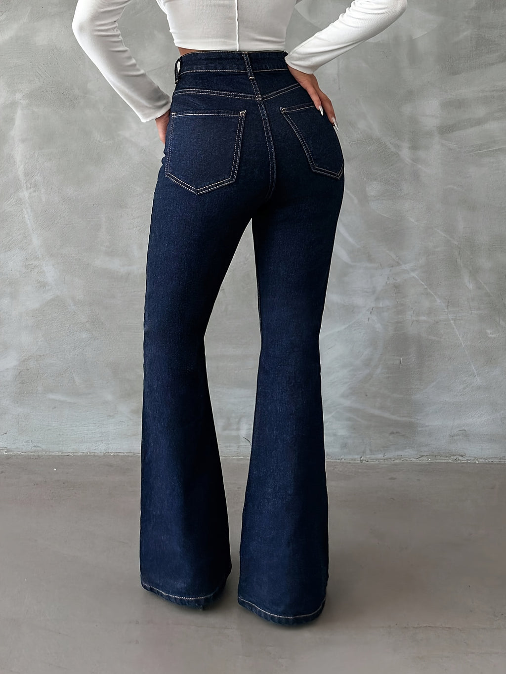 WL Boutique | Stretch Skinny Jeans with Button Closure