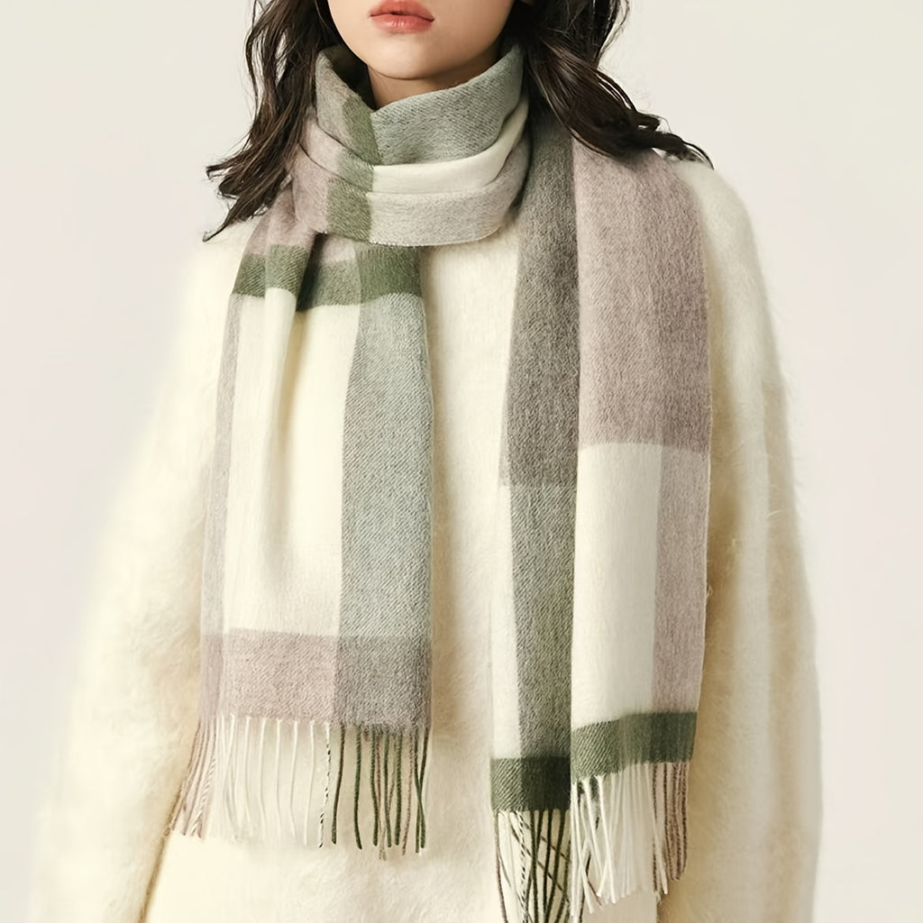 WL Boutique | British Classic Vintage Striped Scarf – Unisex Winter Essential