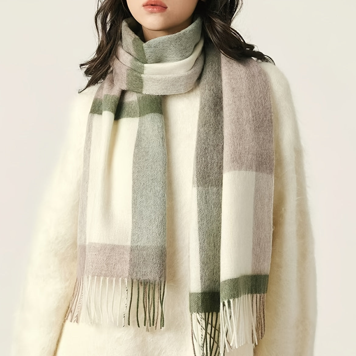 WL Boutique | British Classic Vintage Striped Scarf – Unisex Winter Essential