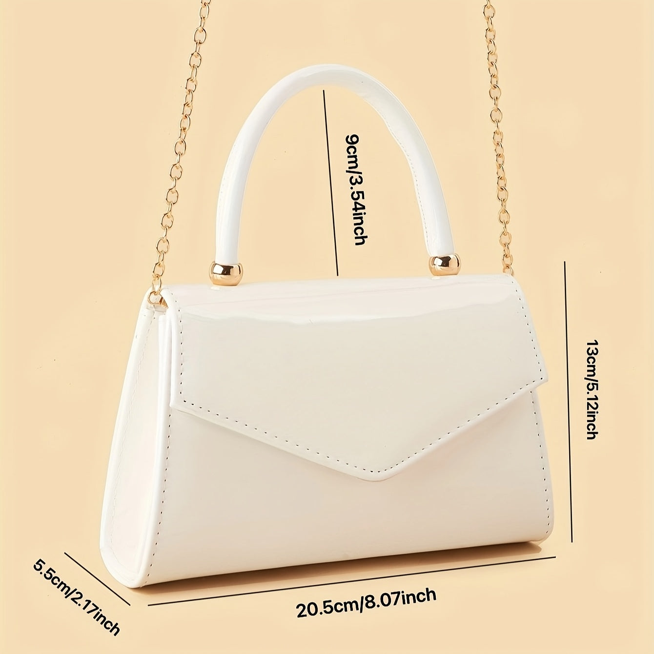 WL Boutique | Elegant Glossy Patent Dinner Bag