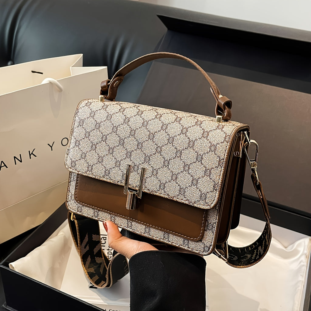 WL Boutique | Geometric Floral Shoulder &amp; Handbag