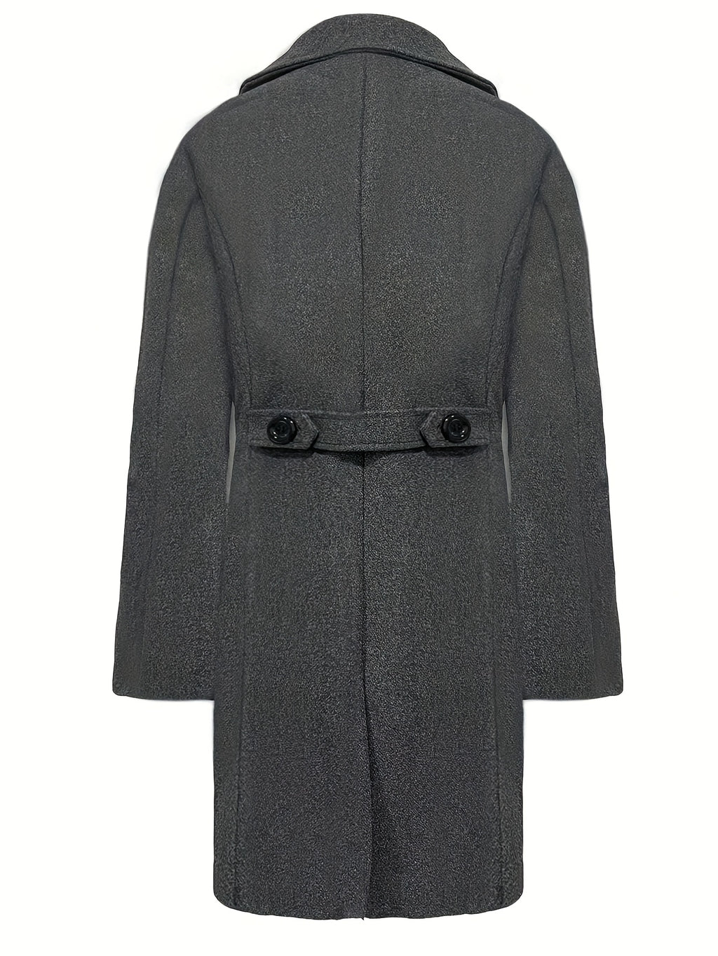 WL Boutique Men | Elegant Black Double-Breasted Winter Coat