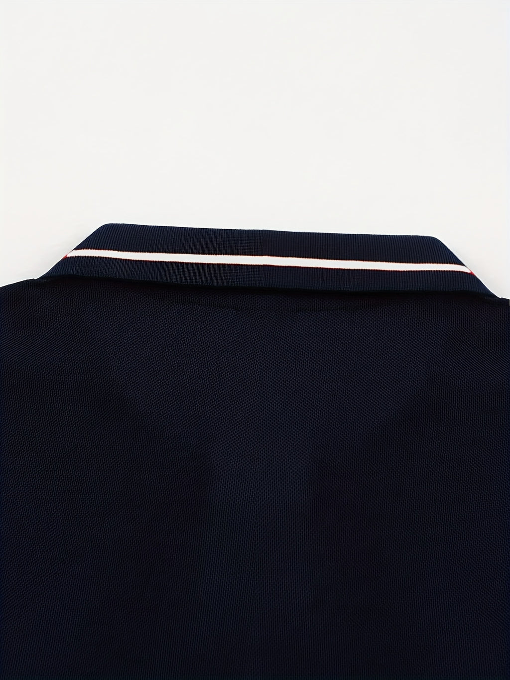 WL Boutique Men | Classic White Long-Sleeve Polo Shirt