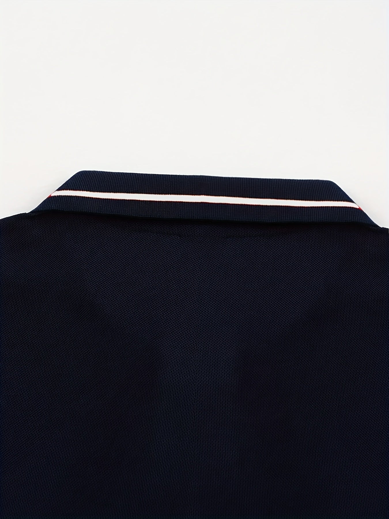 WL Boutique Men | Classic White Long-Sleeve Polo Shirt