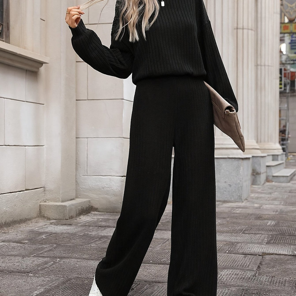 WL Boutique | Cozy Fleece-Lined Long-Sleeve Jumpsuit