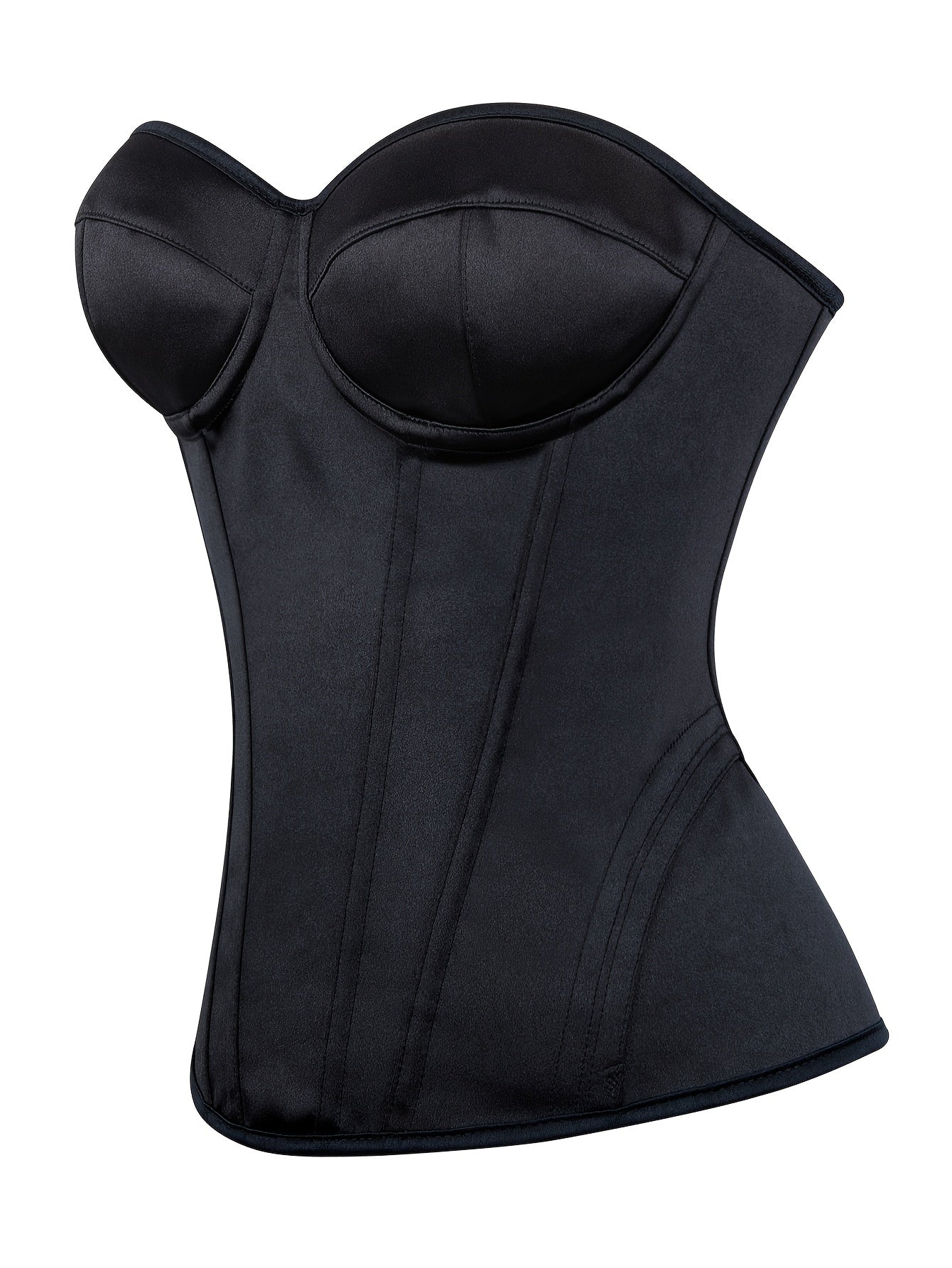 Bruna Aeppli by WL Boutique | Elegant White Strapless Corset Top with Ruched Waist