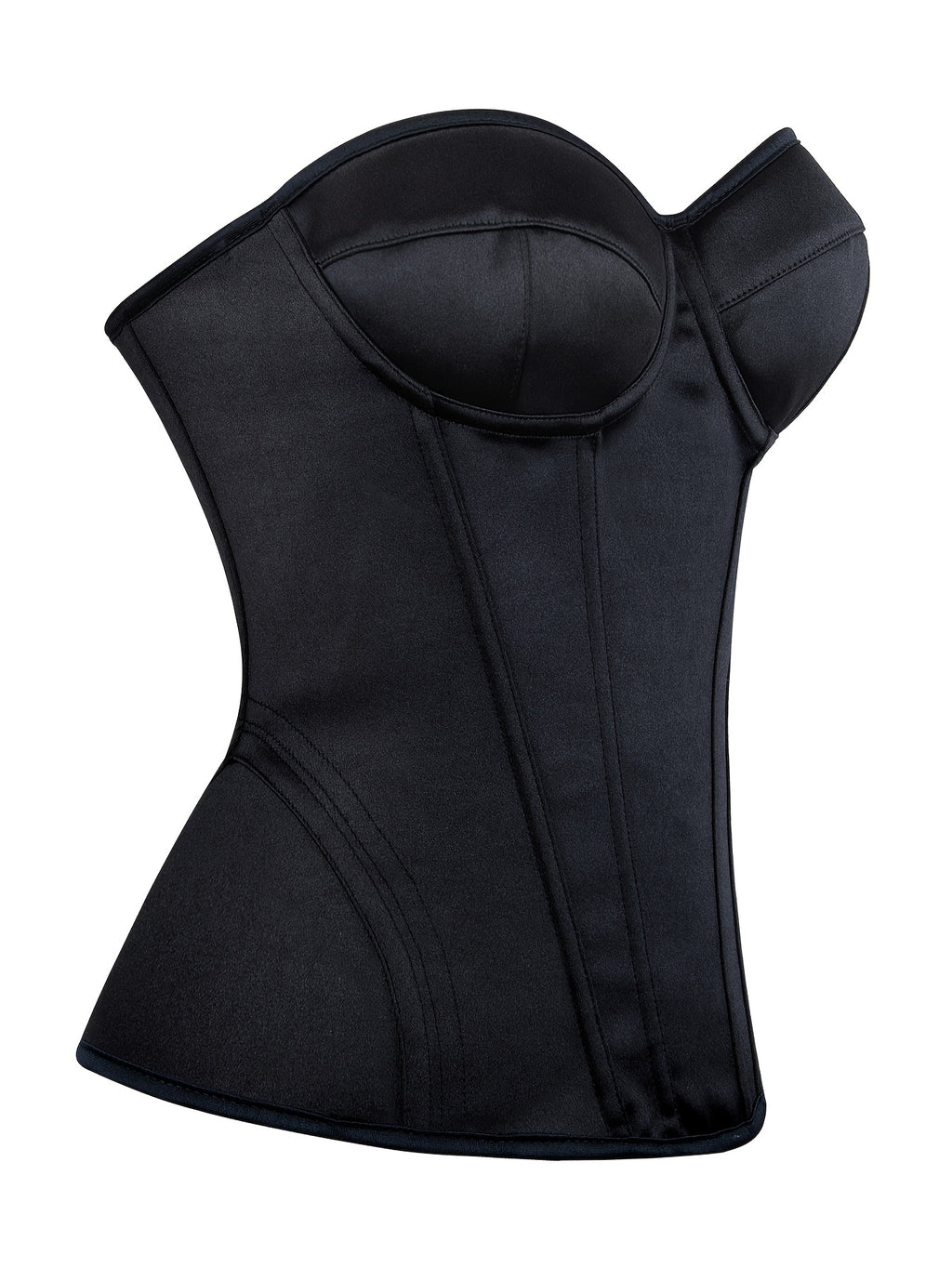 Bruna Aeppli by WL Boutique | Elegant White Strapless Corset Top with Ruched Waist