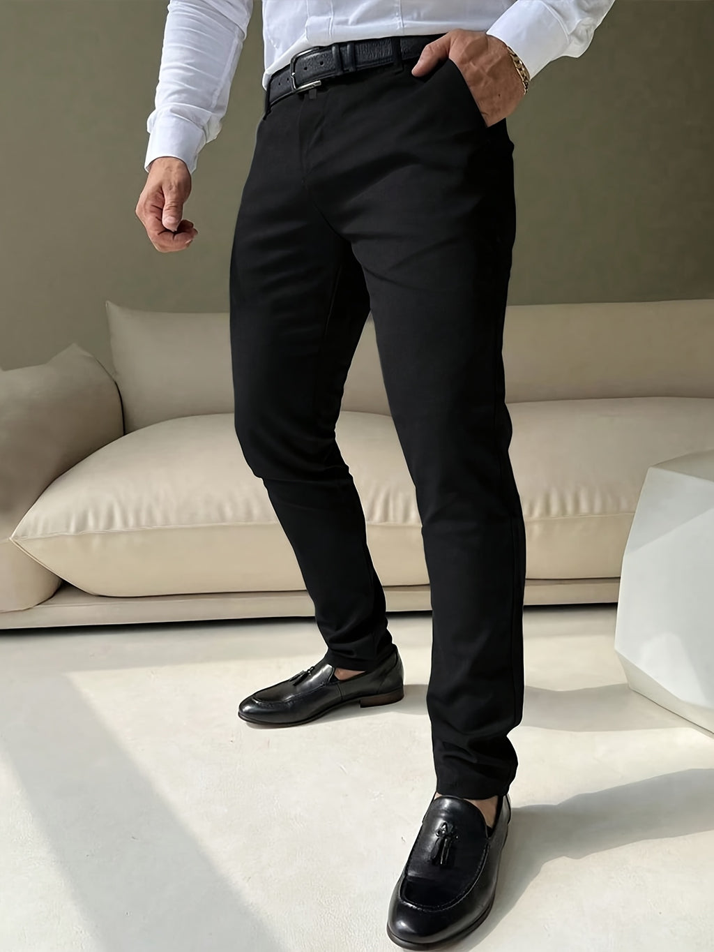 WL Boutique Men | Light Business Casual Dress Pants