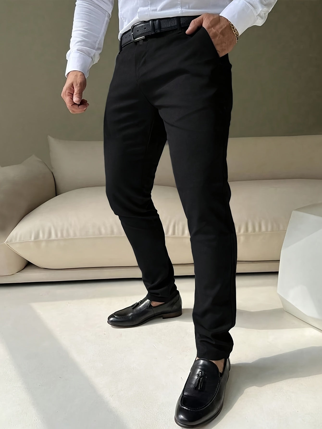 WL Boutique Men | Light Business Casual Dress Pants