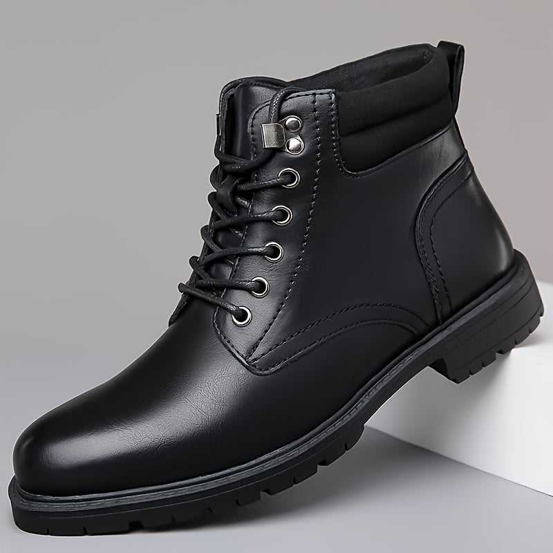 WL Boutique Men | Winter Lace-Up Ankle Boots