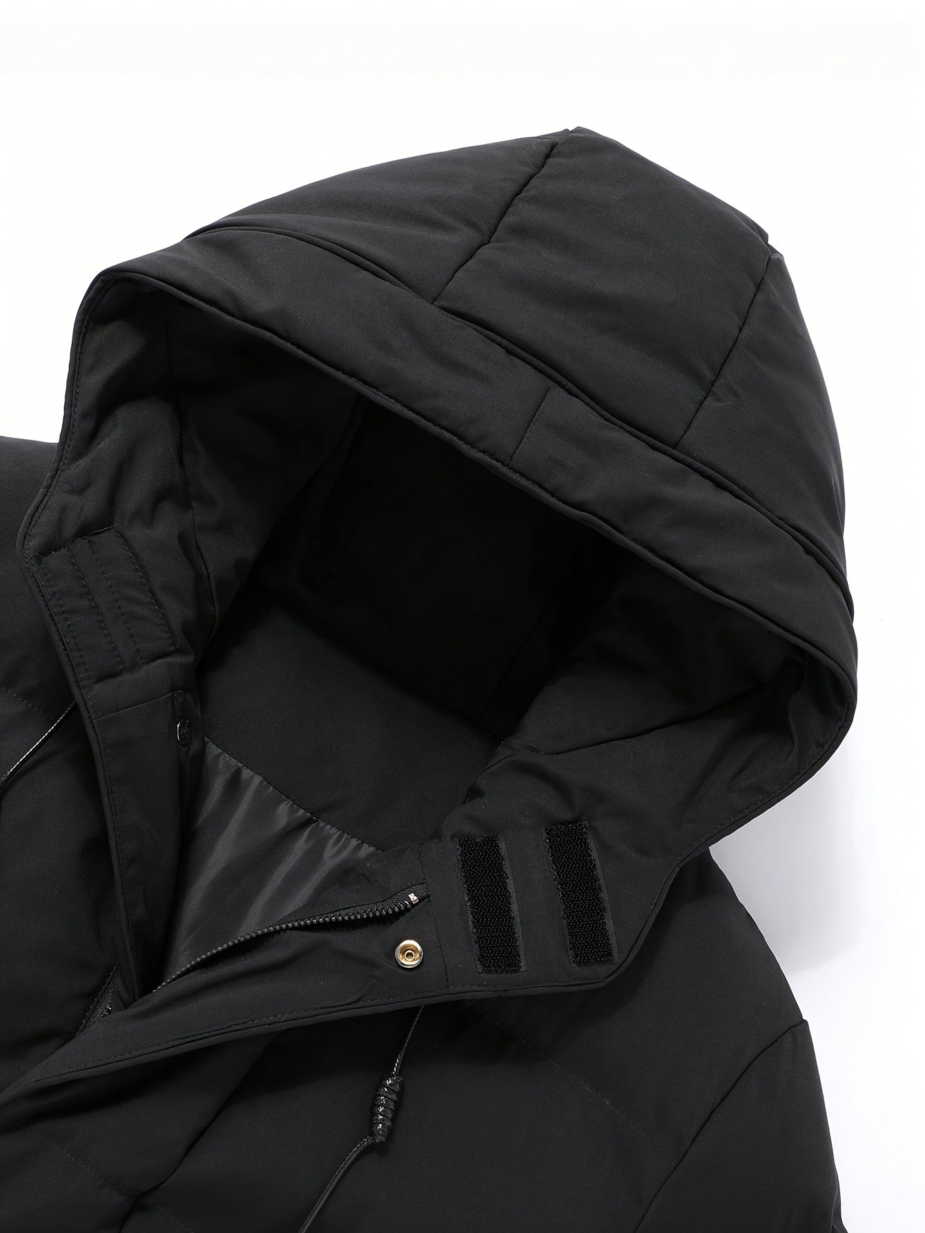 WL Boutique | Men’s Winter Hooded Padded Coat – Warm &amp; Sleek Mid-Length Jacket