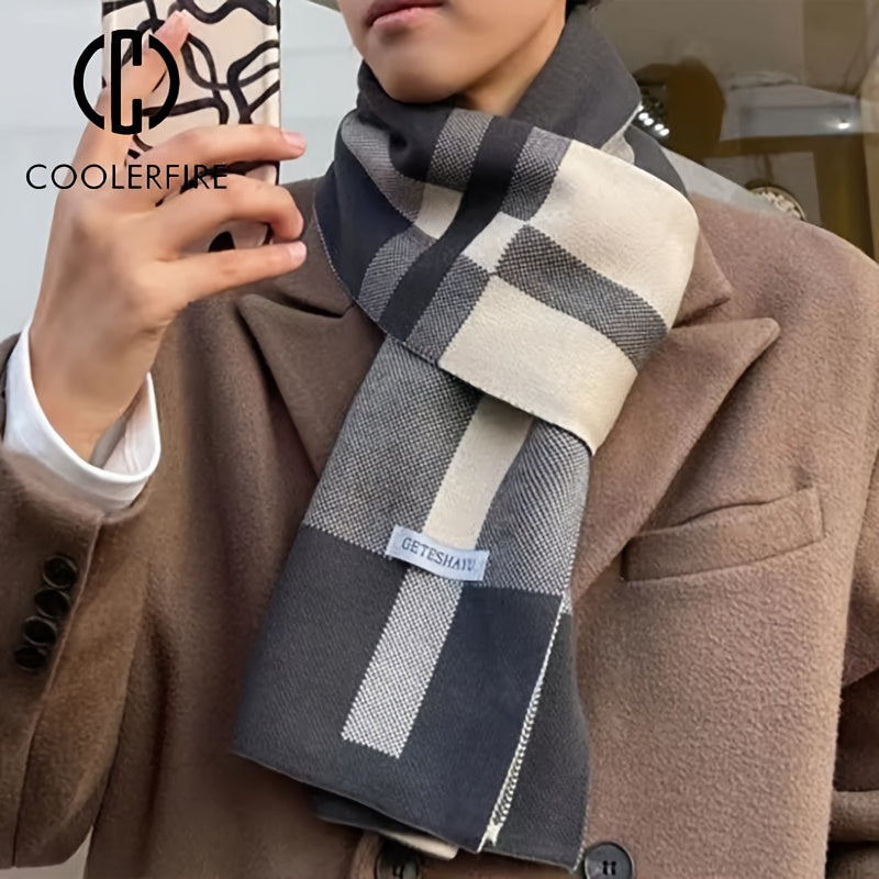 WL Boutique | Men’s Vintage Plaid Scarf – Warm &amp; Stylish Winter Accessory