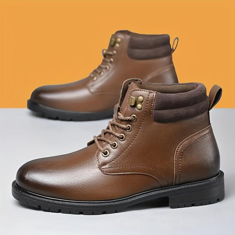 WL Boutique Men | Winter Lace-Up Ankle Boots