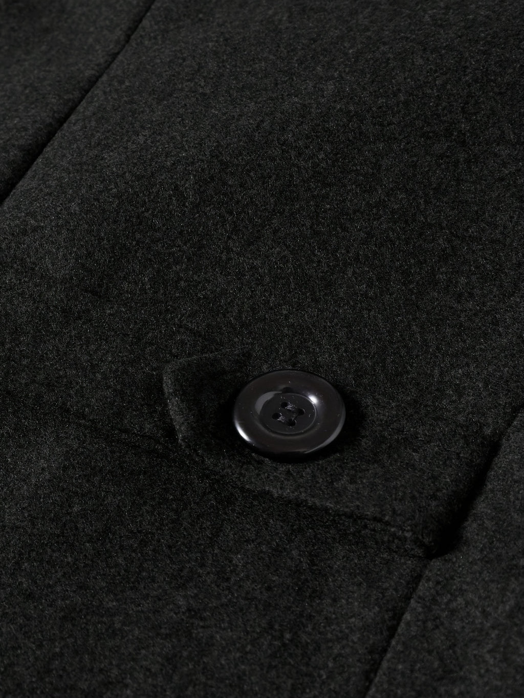 WL Boutique Men | Elegant Black Double-Breasted Winter Coat