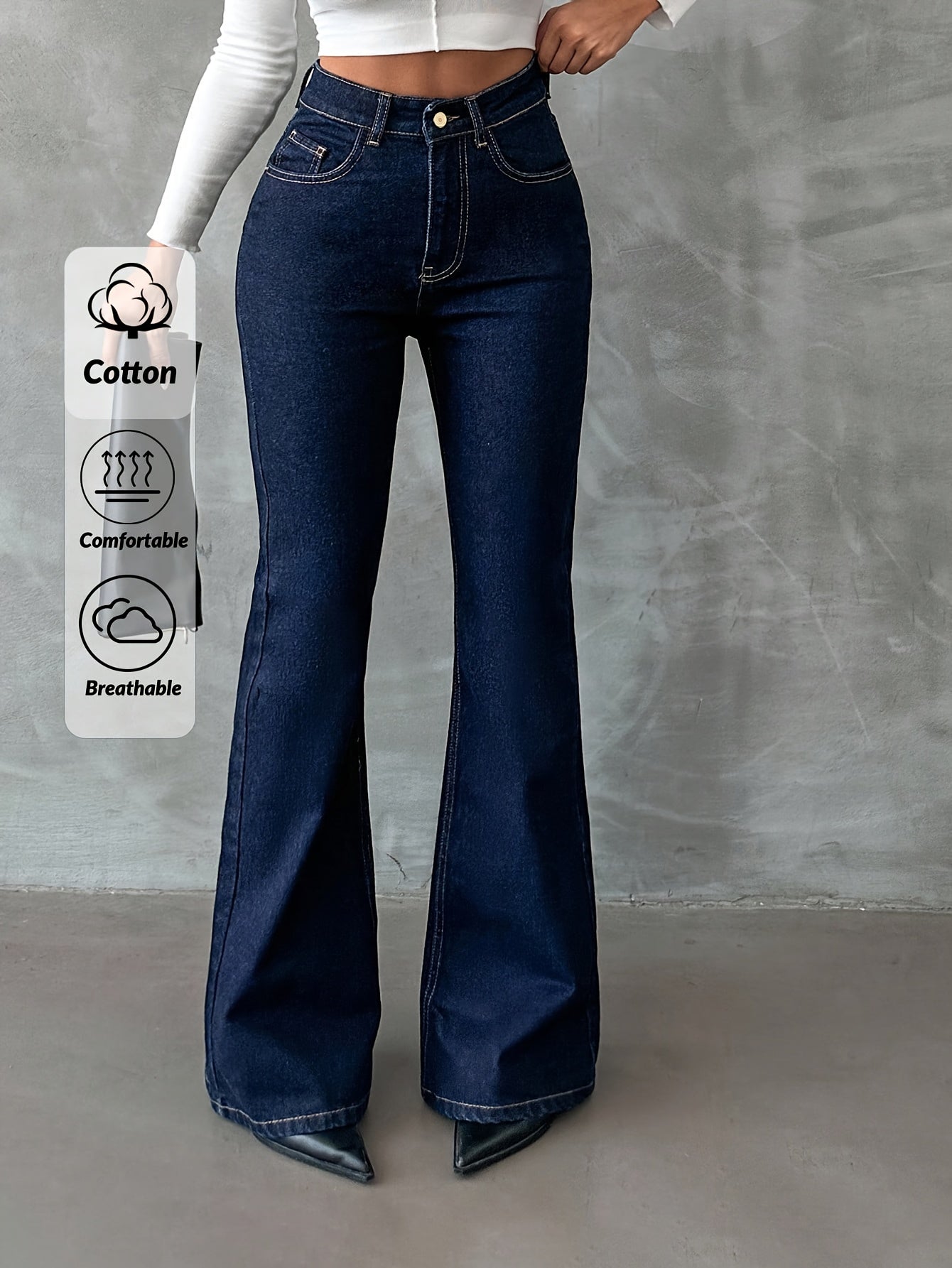 WL Boutique | Stretch Skinny Jeans with Button Closure
