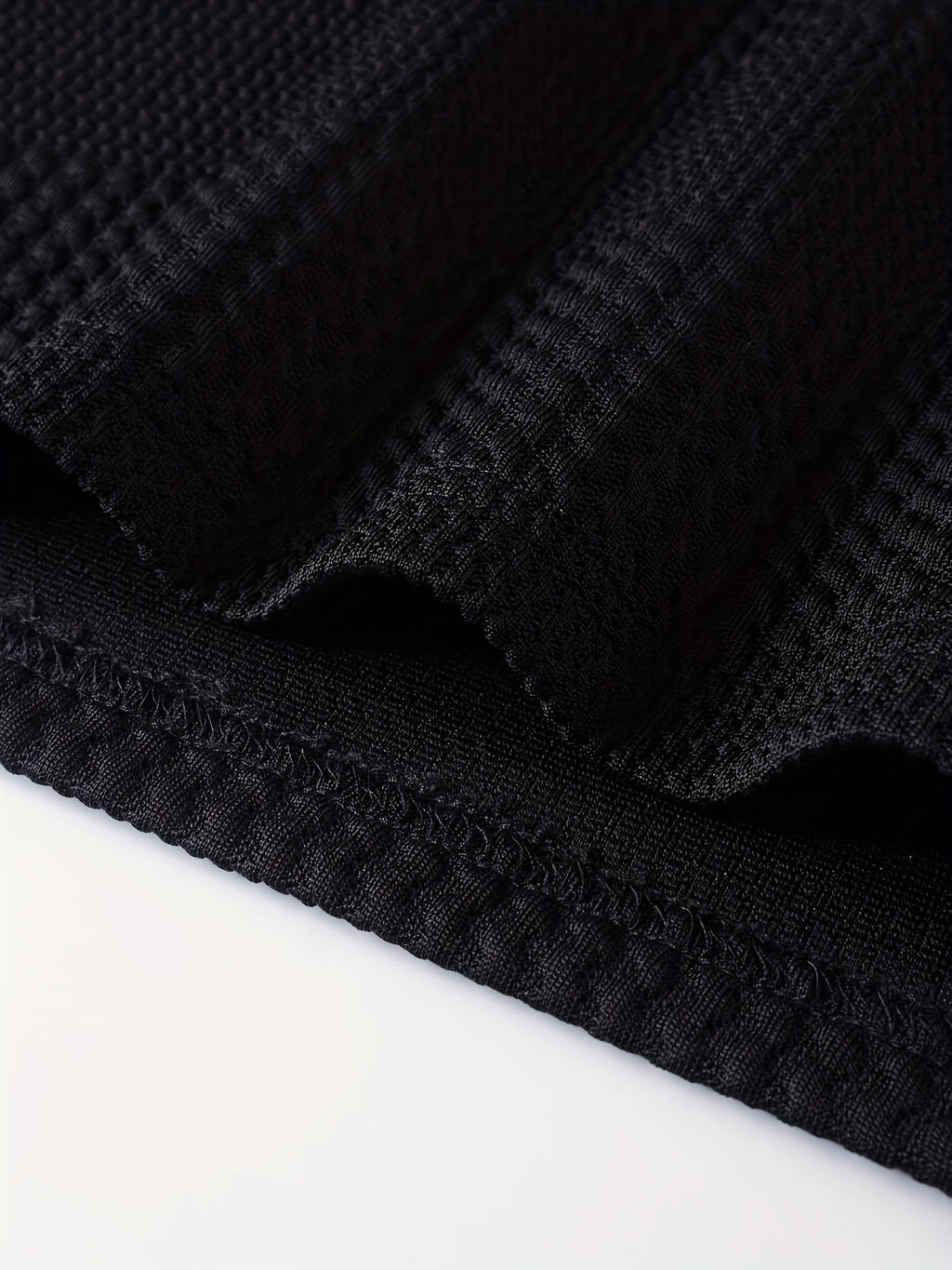 WL Boutique Men | Sleek Black Long-Sleeve Stretch Shirt