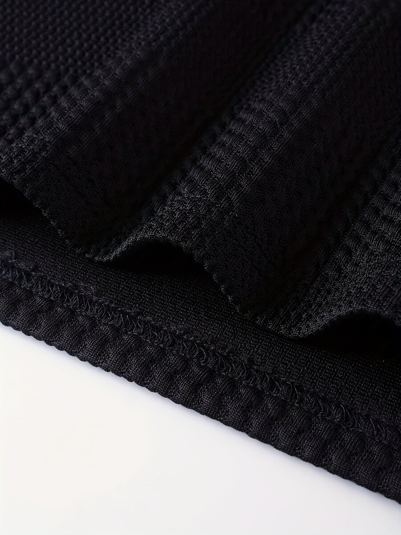 WL Boutique Men | Sleek Black Long-Sleeve Stretch Shirt