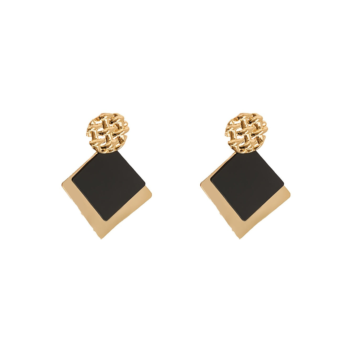 WL Boutique | Vintage-Inspired Geometric Drop Earrings