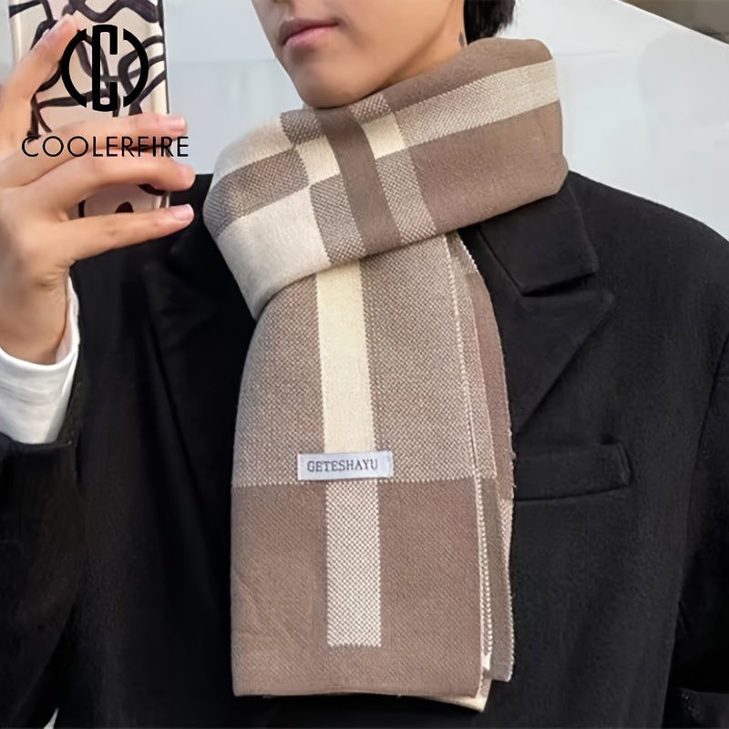 WL Boutique | Men’s Vintage Plaid Scarf – Warm &amp; Stylish Winter Accessory
