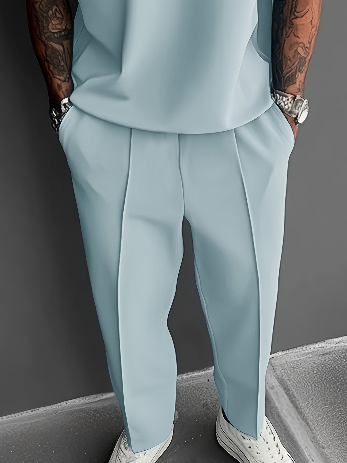 WL boutique | Men’s Casual Two-Piece Set – Short-Sleeve Shirt &amp; Pants