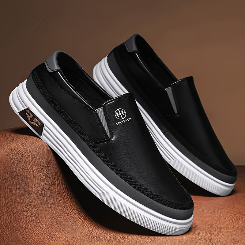 WL Boutique Men | Classic Black Slip-On Loafers