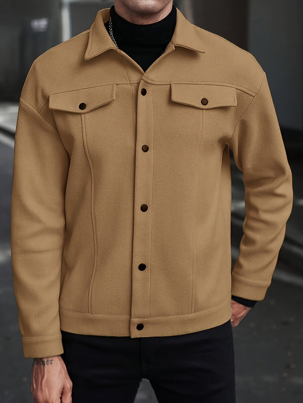 WL Boutique Men | Slim-Fit Single-Breasted Tailored Jacket