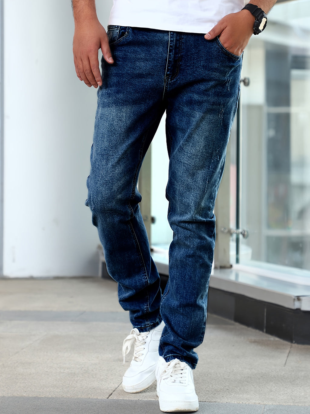 WL Boutique Men | Slim-Fit Stretch Denim Jeans