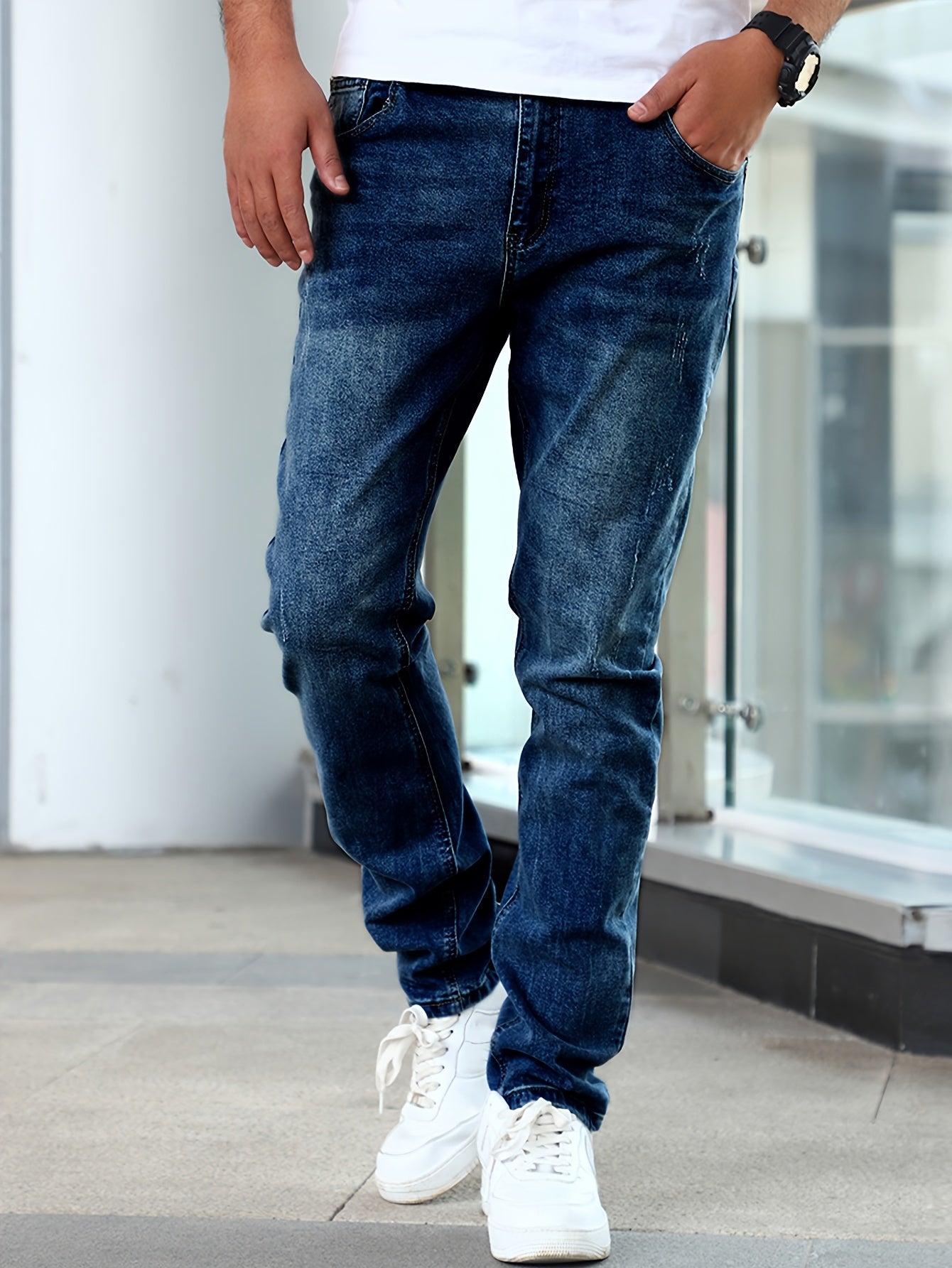 WL Boutique Men | Slim-Fit Stretch Denim Jeans