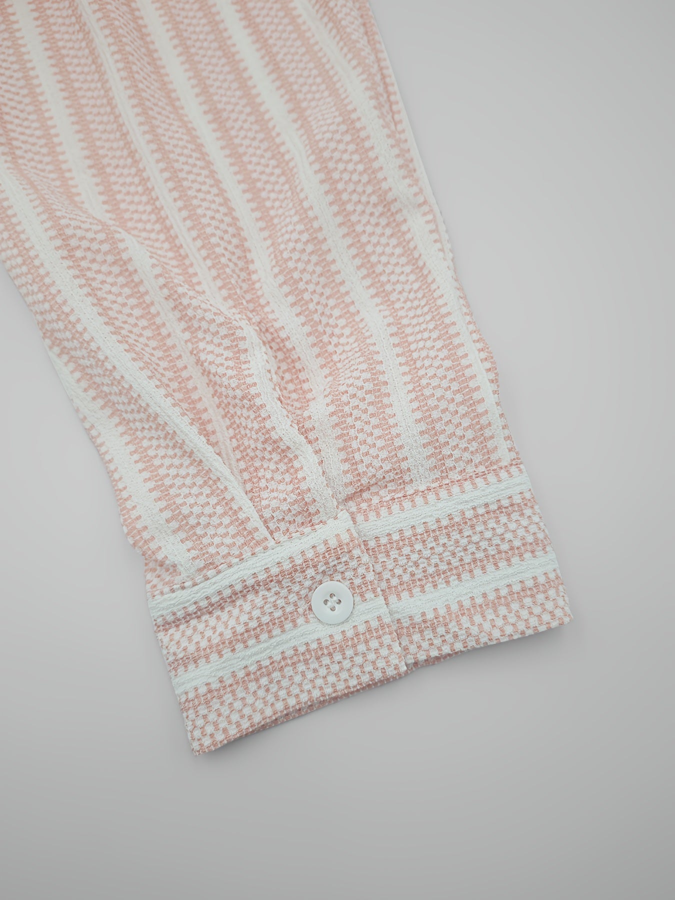 WL Boutique | Men’s Casual Striped Long-Sleeve Shirt – Classic Stand Collar Design