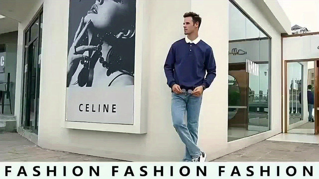 WL Boutique | Men’s Long-Sleeve Polo Shirt – Classic Summer Comfort