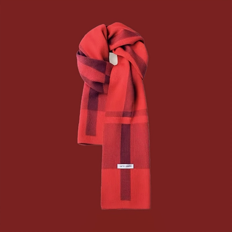 WL Boutique | Men’s Vintage Plaid Scarf – Warm &amp; Stylish Winter Accessory