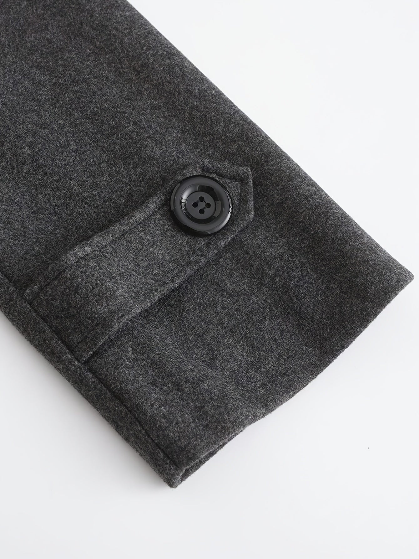 WL Boutique Men | Elegant Black Double-Breasted Winter Coat