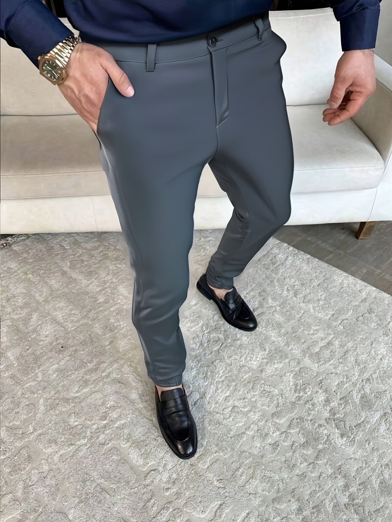 WL Boutique Men | Light Business Casual Dress Pants