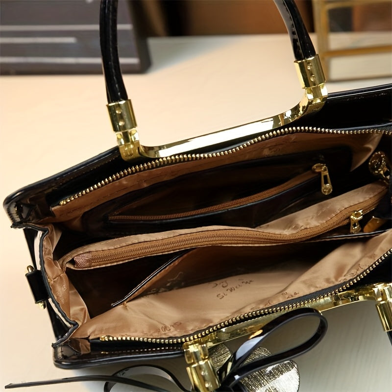 WL Boutique | Vintage Convertible Crossbody Handbag with Floral Detail