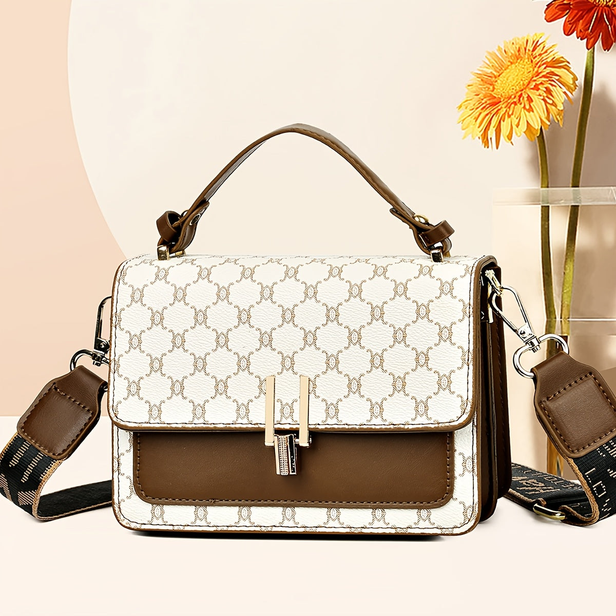 WL Boutique | Geometric Floral Shoulder &amp; Handbag