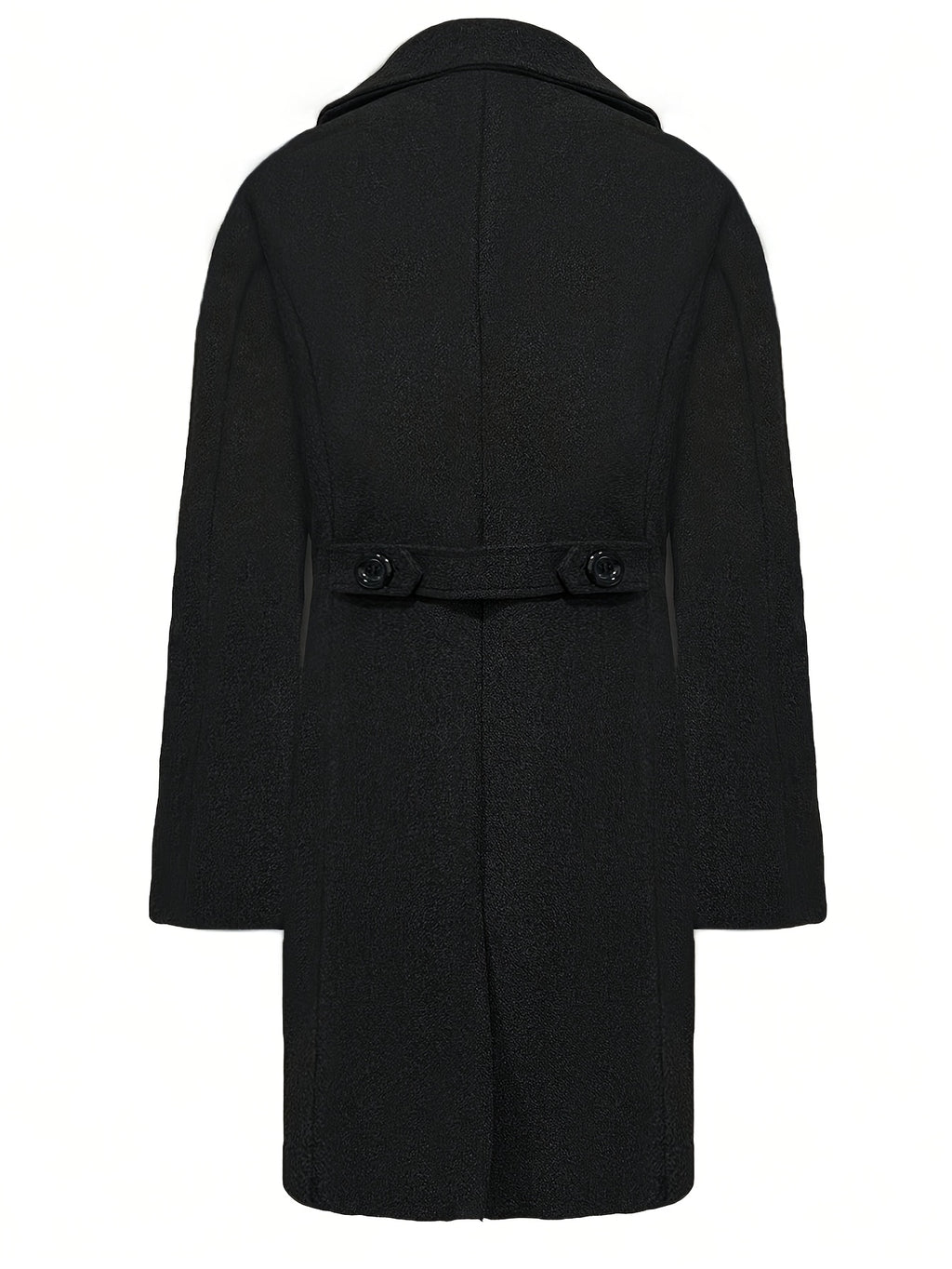 WL Boutique Men | Elegant Black Double-Breasted Winter Coat